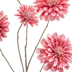 Kunstbloem Zinnia Roze - 88 cm