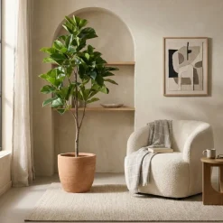 Kunstplant Ficus Benghalensis Groen - 170 cm hoog