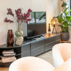 Kunsttak Eucalyptus Rood - 80 cm