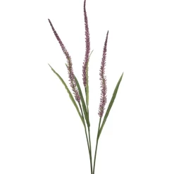 Kunsttak Grass Flower Paars - 115 cm