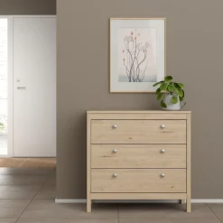 Ladekast Dallas Eiken - 84x80x39 cm