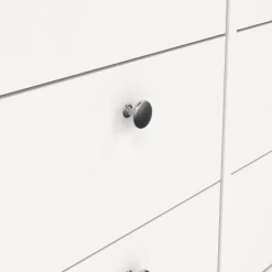 Ladekast Dallas Wit - 160x80x39 cm