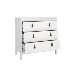 Ladekast Dallas Wit - 84x80x39 cm