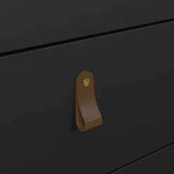 Ladekast Dallas Zwart - 83x99x39 cm