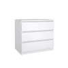 Ladekast Luna Hoogglans Wit - 77x71x50 cm
