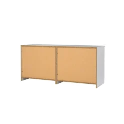 Ladekast Luna Hoogglans Wit - 154x71x50 cm