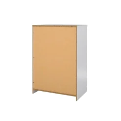 Ladekast Luna Hoogglans Wit - 77x112x50 cm