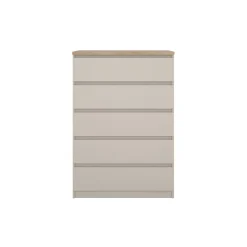 Ladekast Luna Taupe / Eiken - 77x112x50 cm