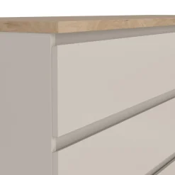 Ladekast Luna Taupe / Eiken - 154x71x50 cm
