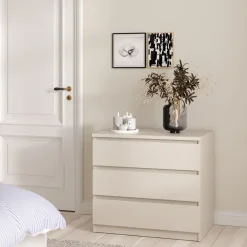 Ladekast Luna Taupe - 77x71x50 cm