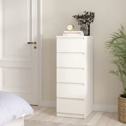 Ladekast Luna Wit - 41x112x50 cm