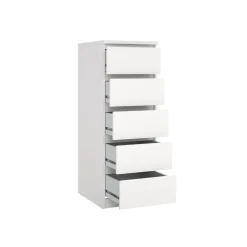 Ladekast Luna Wit - 41x112x50 cm