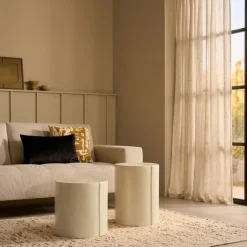 Light - Living Light & Living Bijzettafel Chulilla Crème - Ø 33 cm