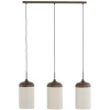 Light - Living Light & Living Hanglamp Dania Bruin - 3 x E27 - 90 cm breed