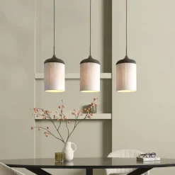 Light - Living Light & Living Hanglamp Dania Bruin - 3 x E27 - 90 cm breed