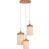 Light - Living Light & Living Hanglamp Danialo Naturel - 3 x E27 - Ø 35 cm