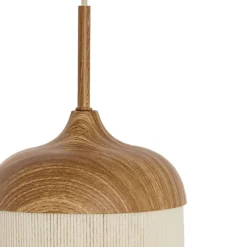 Light - Living Light & Living Hanglamp Danialo Naturel - 3 x E27 - Ø 35 cm