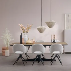 Light - Living Light & Living Hanglamp Felida Crème - E27 - Ø 42 cm