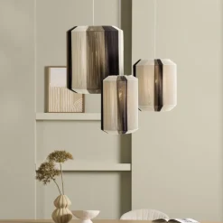 Light - Living Light & Living Hanglamp Kozana Bruin - E27 - Ø 48 cm