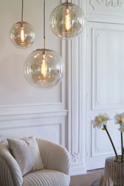 Light - Living Light & Living Hanglamp Medina Amber - E27 - Ø 30 cm