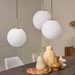 Light - Living Light & Living Hanglamp Medina Wit - E27 - Ø 30 cm