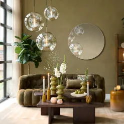 Light - Living Light & Living Hanglamp Medina Transparant - E27 - Ø 30 cm