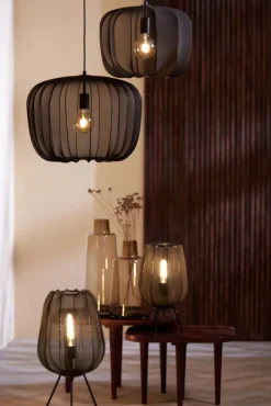 Light - Living Light & Living Hanglamp Plumeria Zwart - E27 - Ø 40 cm