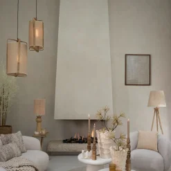 Light - Living Light & Living Hanglamp Sendai Zand - E27 - Ø 37 cm