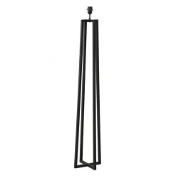 Light - Living Light & Living Lampenvoet Miley Zwart - E27 - 130 cm hoog