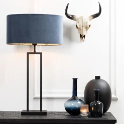 Light - Living Light & Living Lampenvoet Shiva Zwart - E27 -  55 cm hoog