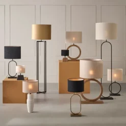 Light - Living Light & Living Lampenvoet Nubia Naturel - E27 - 44 cm hoog