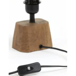 Light - Living Light & Living Lampenvoet Kardan Bruin - E27 - 21 cm hoog