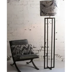 Light - Living Light & Living Lampenvoet Mace Zwart - E27 - 140 cm hoog