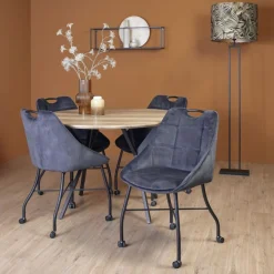 Light - Living Light & Living Lampenvoet Shiva Zwart - E27 - 141 cm hoog