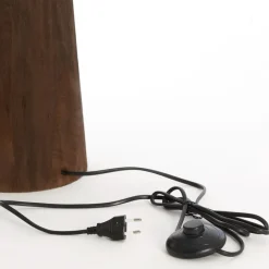 Light - Living Light & Living Lampenvoet Festina Donkerbruin - E27 - 125 cm hoog