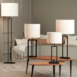 Light - Living Light & Living Lampvoet Shiva Zwart - E27 - 41 cm hoog