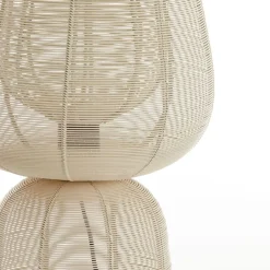 Light - Living Light & Living Tafellamp Aboso Crème - E27 - 54 cm hoog