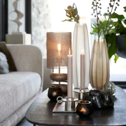 Light - Living Light & Living Tafellamp Danialo Bruin - E27 - 51 cm hoog