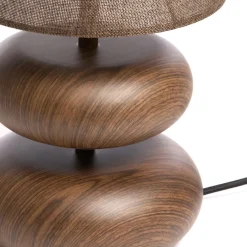 Light - Living Light & Living Tafellamp Danialo Bruin - E27 - 51 cm hoog