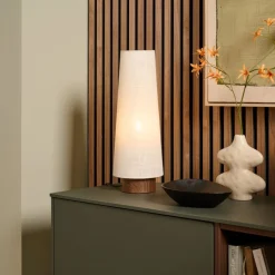 Light - Living Light & Living Tafellamp Howie Crème - E27 - 42 cm hoog