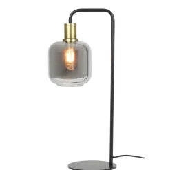 Light - Living Light & Living Tafellamp Lekar Zwart - E27 - 58 cm hoog