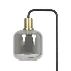 Light - Living Light & Living Tafellamp Lekar Zwart - E27 - 58 cm hoog