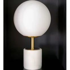 Light - Living Light & Living Tafellamp Medina Wit - E27 - 35 cm hoog