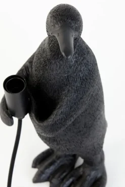 Light - Living Light & Living Tafellamp Penguin Zwart - E14 - 34 cm hoog