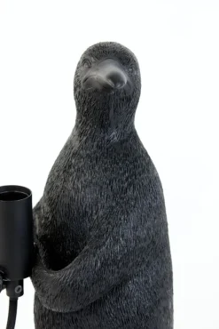 Light - Living Light & Living Tafellamp Penguin Zwart - E14 - 34 cm hoog