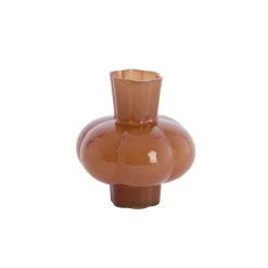 Light - Living Light & Living Vaas Kortosi Bruin - 20 cm hoog