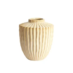 Light - Living Light & Living Vaas Talea Lichtbruin - 28 cm Hoog