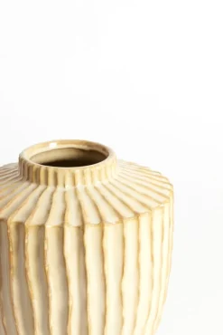 Light - Living Light & Living Vaas Talea Lichtbruin - 28 cm Hoog