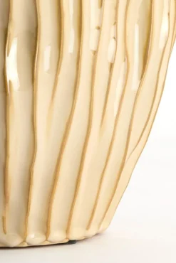 Light - Living Light & Living Vaas Vechhia Lichtbruin - 25 cm hoog