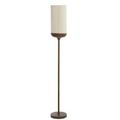 Light - Living Light & Living Vloerlamp Dania Bruin - E27 - 159 cm hoog